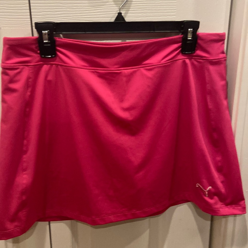 Puma size large hot pink  ladies golf skort